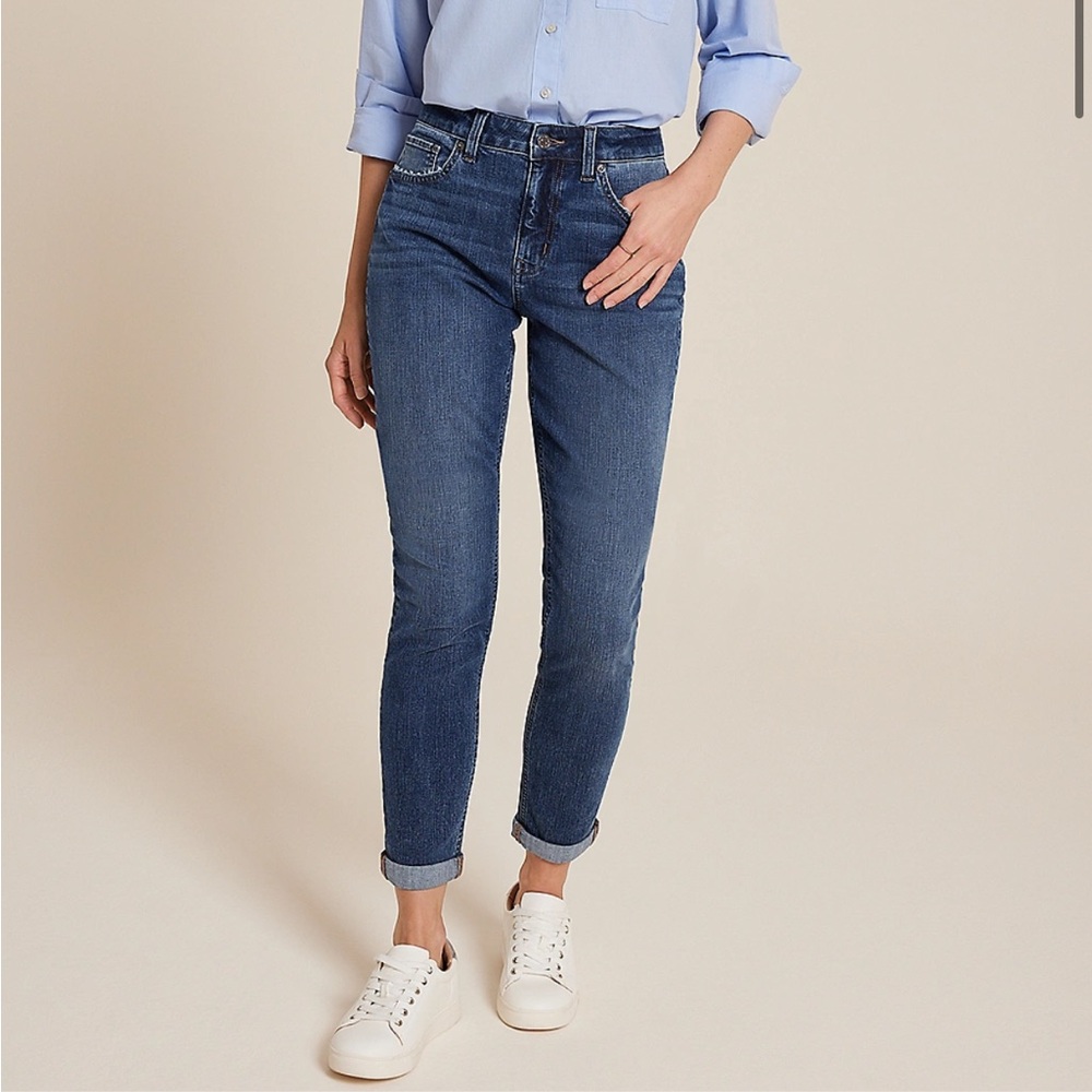 m jeans by maurices Slim Straight Ankle High Rise Jean